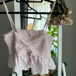 Aritzia Wilfred Dareau Camisole Light Pink